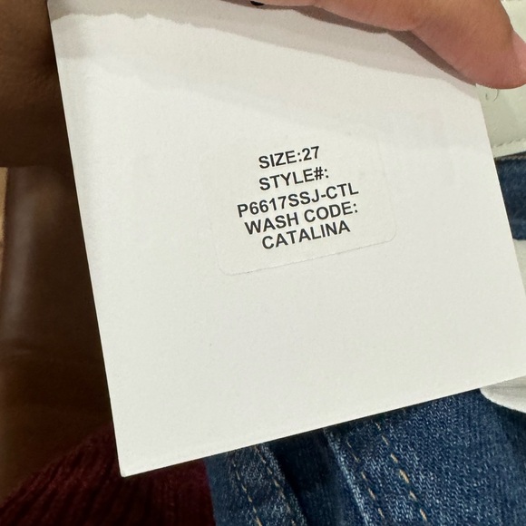 Pistola Aline High Rise Skinny Crop in Catalina - Picture 4 of 4